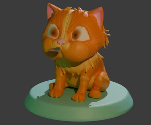 Stylized Katze
